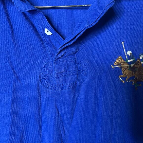 Ralph Lauren Classic Fit Triple-Pony Mesh Polo Shirt sz XXL - Picture 6 of 6